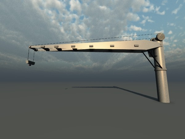 crane container 3d model - Crane... by Icer86